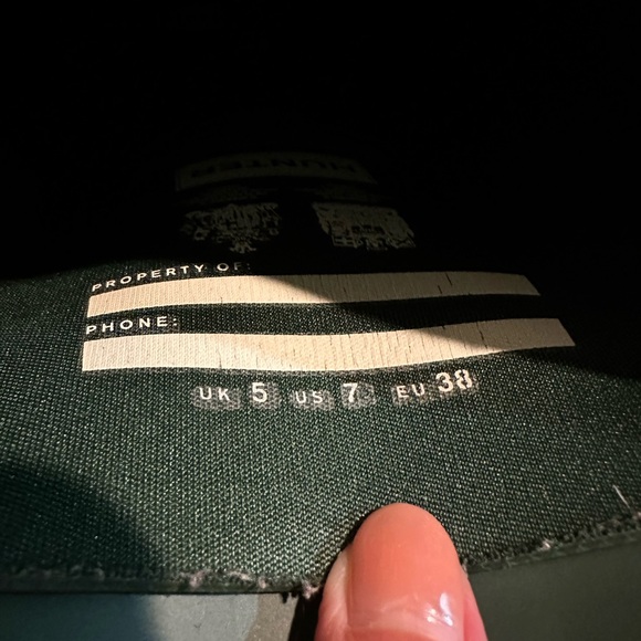 Hunter boots. With fleece boot socks. - Picture 6 of 6